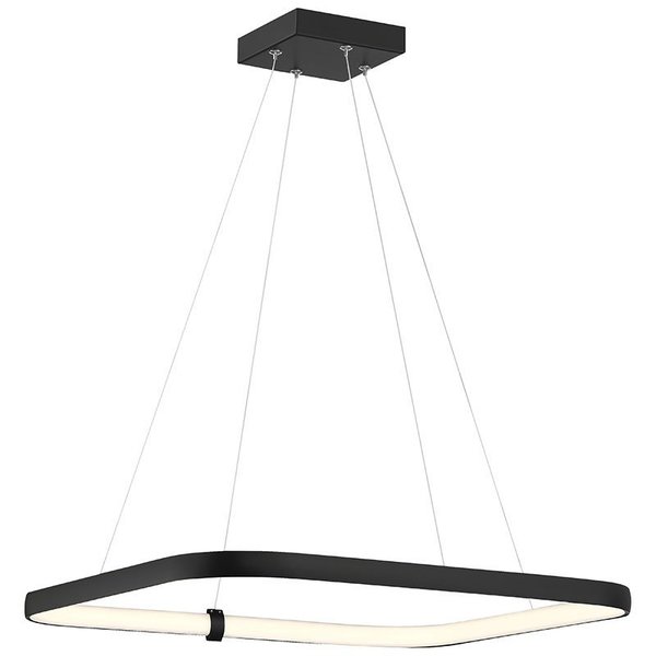 Access Lighting Ravello, Dual Voltage LED Pendant, Matte Black Finish, Acrylic Lens Acrylic 50946LEDD-MBL/ACR